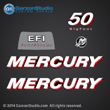 2006 2007 2008 2009 2010 2011 2012 Mercury 50 hp 50HP BF Big Foot EFI Fourstroke 4 stroke 4-stroke four stroke 4S decal set decals sticker stickers