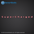Mercury super charged decal supercharged