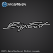 Mercury decal for 2006 2007 2008 2009 2010 2011 2011 2012 2013 2014 motor cowling 60 50 40 hp 40hp 50hp horsepower Big Foot BigFoot rear decal sticker