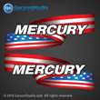 Mercury outboard stickers american flag
