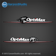2007-2012-Optimax Globe Stripe decal set For Mercury 200hp, 225hp, 250hp and 300hp band