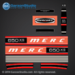 Mercury Racing 650 xs 1976 decal set.