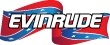Evinrude Outboard Decal etec Confederate flag
